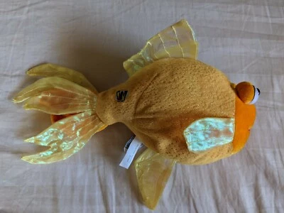 Webkinz Fantail Goldfish Sparkly Ganz Fish Bean Bag Plush 10" HM218 No Code - Image 1 of 3