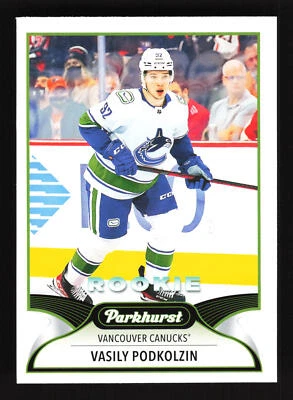 2021-22 Parkhurst #299 Vasily Podkolzin (RC) - Vancouver Canucks - Image 1 of 2
