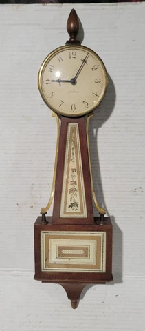 Vtg Seth Thomas Banjo Wall CLock Made in Germany CLOCK DOES NOT WORK Cover