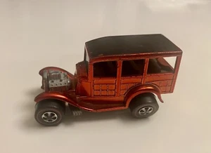 Hot Wheels Redline Classic '31 Ford Woody- Red with dark int - Picture 1 of 8