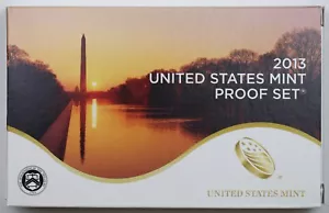 2013 S Mint Annual Clad Proof Set,14 Deep Cameo Proof Coins in Mint Box with COA - Picture 1 of 9