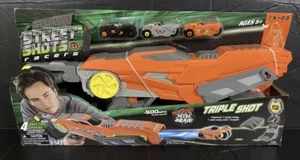 Street Shots Triple Shot Racers Blaster und Autos TX-03 brandneu - Bild 1 von 4