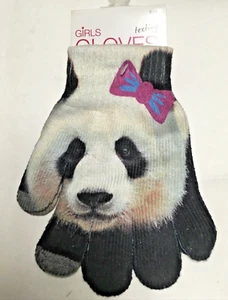 Girls winter (PANDA) Texting gloves Brand New With Tags - Ships Free - Picture 1 of 2