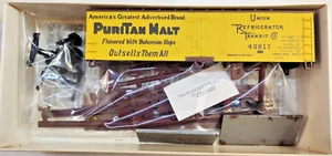 HO Scale Walthers 40' Wood Refaigerator Car Puritan 932-2473 Unassembled Kit - Picture 1 of 3