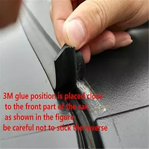 Roof Flow Seal Strip Fit 2007-2019 Jeep Wrangler JK JL Waterproof Silicone Strip - Foto 1 di 9