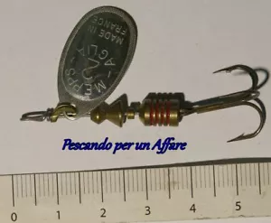 MEPPS AGLIA cucchiaino spinning trota,paletta argento-made in France - Bild 1 von 5