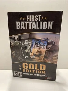 First Battalion: Gold Edition (PC, 2008) Brand New Sealed Sticker - Picture 1 of 6