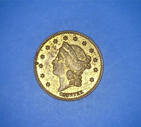 TINY BRASS (1873) DOUBLE EAGLE TOY MONEY LAUER INTERNATIONAL SERIES - *03998460 Cover