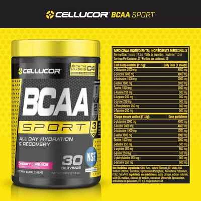 Lot of  4 Cellucor BCAA Sport Hydration & Recovery Cherry Limeade Exp 2/2026 - Image 1 of 4
