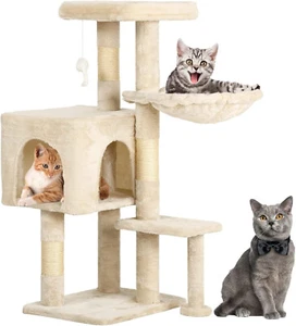Cat Tree 36 inch Tall Cat Tower for Indoor Cats w/Cat Scratching Post,Cat Condo - Picture 1 of 38