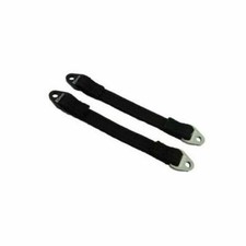 Hot Racing 85mm Suspension Straps - Black/Silver