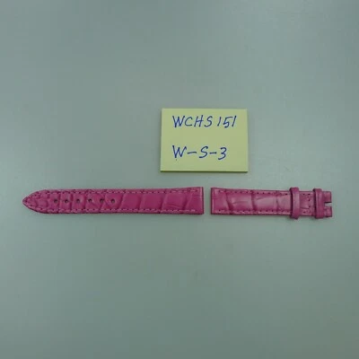 Correa de reloj Chopard, cocodrilo rosa Foto 1 de 3