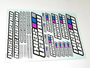 MUGE2027 MUGEN SEIKI MBX8R NITRO BUGGY DECALS - Picture 1 of 1