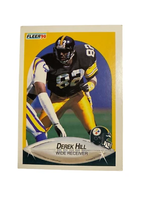 1990 Fleer Derek Hill #142 Rookie RC - Image 1 of 4