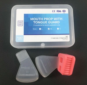 Dental Middle Mouth Prop Tongue Guard Right Left Autoclavable 134℃ Bite Block - Picture 1 of 4