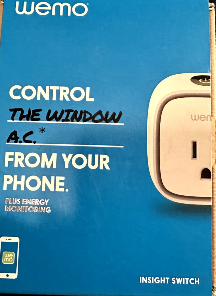 WEMO The Window AC Smart Plug with Wifi Capability - Image 1 of 1