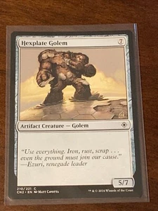 Magic the Gathering Conspiracy Take The Crown Hexplate Golem - Picture 1 of 2