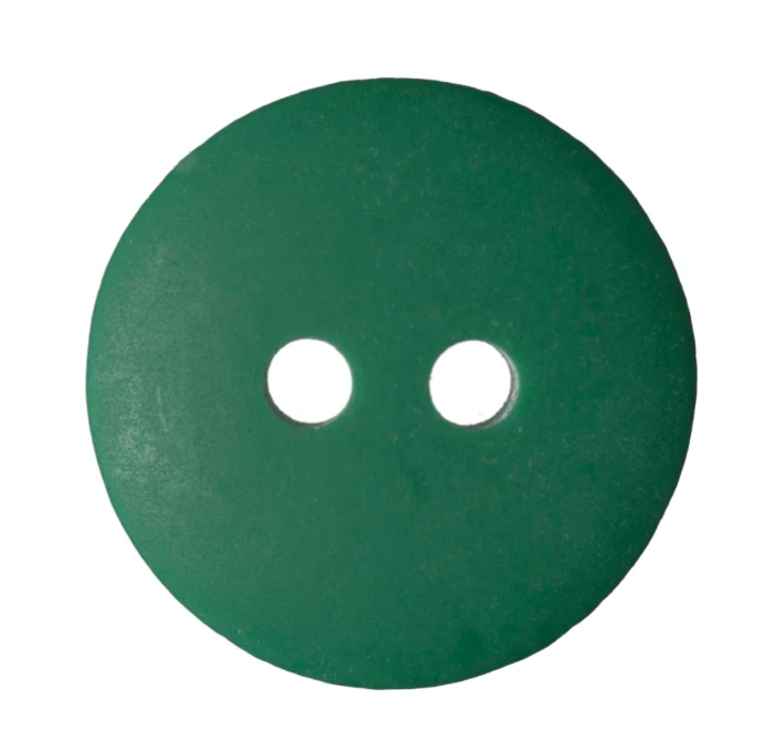 Matt Smart Buttons 11mm: Green Pack of 10 - Image 1 of 1
