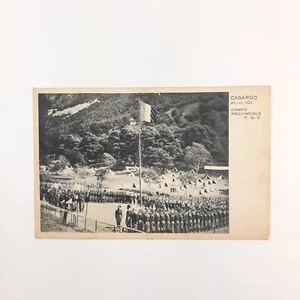 Postal En B/N Balilla Con Vista De Casargo, Campo Provincial F.G.C - Imagen 1 de 2