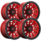 (Set Of 4) Fuel D695 Covert 20X9 8X170 +1Mm Candy Red Wheels Rims 20" Inch