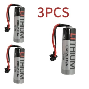 3pcs 3.6V Toshiba ER6V/3.6V ER6VC119A ER6VC119B Battery For Mitsubishi M70 PLC - Picture 1 of 7