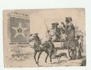 Domestic Sewing Machine Family Horse Drawn Wagon The Star That Leads Them All - Picture 1 of 2
