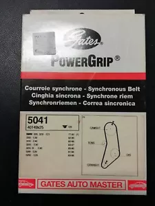 Gates PowerGrip Timing Belt 5041 for BMW E21 E28 E30 2.0 2.3 2.7 Petrol - Picture 1 of 5