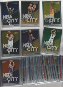  COMPLETE INSERT SET 2019-20 HOOPS PREMIUM NBA CITY 1-30 LEBRON GIANNIS LUKA - Picture 1 of 7