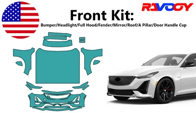 For Cadillac CT5 Sport V 2020-2024 Front Paint Protection Film PreCut PPF Kit - Image 1 of 4