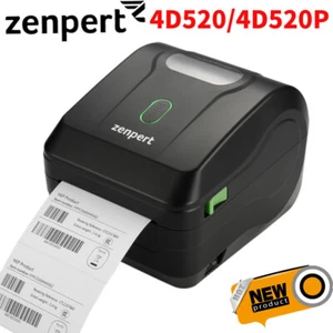 Zenpert 4D520/4D520P 203DPI Thermodirekt-Barcode-Etikettendrucker mit USB-Kabel - Bild 1 von 7
