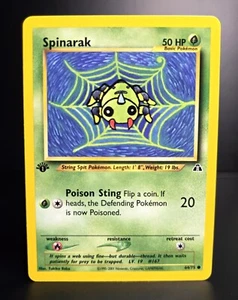 Pokémon TCG - Spinarak - 64/75 - 1ST EDITION - Neo Discovery (2001) - NM+ - Picture 1 of 1