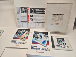 1997 Corel WordPerfect Suite 8 Standard Box Book CD Original Papers Clipart - Afbeelding 1 van 21