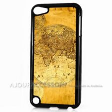 ( For iPod Touch 6 ) Back Case Cover AJ10297 World Map