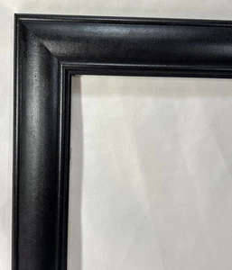 Vintage Black Wood Frame 23.75"x19.75" Fits 20"x16" Ebonized - Picture 1 of 10