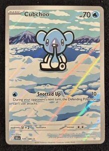 Pokémon TCG Cubchoo Illustration Rare Card 109/086 English Black Bolt - Picture 1 of 2