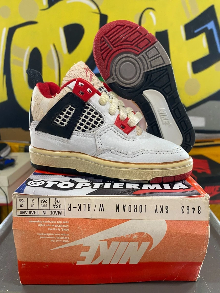 air jordan 4 1989年製 Preços baixos em Jordan 4 OG 1989 Fire Red | eBay