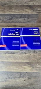 Kaplan PMBR FINALS: Criminal Law & Torts Paperback Lot of 2 - Picture 1 of 8