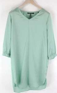 MAISON SCOTCH Women's Dress M Mint Green V-Neck Lightweight 3/4 Sleeve - Picture 1 of 8