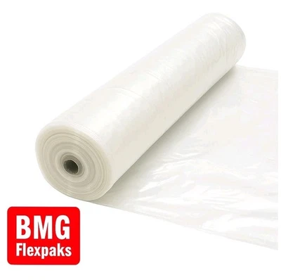 1.5M x 20M  250Gauge Polythene Plastic Sheeting Heavy Duty - Image 1 of 4