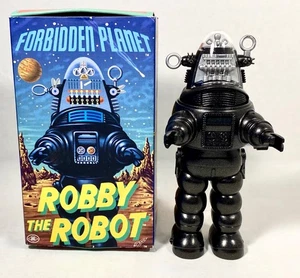FORBIDDEN PLANET Wind-up Plastic Toy WALKING "ROBBY THE ROBOT" - MINT IN BOX - Picture 1 of 4