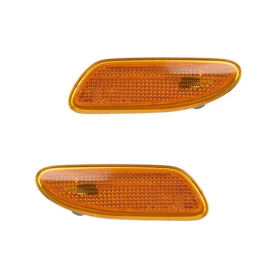 全新 一对侧标记灯 适用于 Mercedes BENZ C230 02-05 C320 03-05 MB2571102 — 第 1/2 张图片