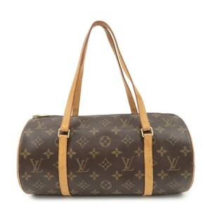 Auth Louis Vuitton Monogram Papillon 30 Hand Bag New Style Brown M51385 Used F/S - Picture 1 of 24