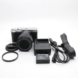 [Exc+5] Fujifilm X-M1 16.3MP Digital Camera Silver XC 16-50mm from Japan - Picture 1 of 16