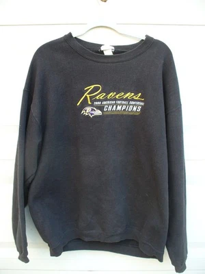 Sudadera vintage Baltimore Ravens 2000 AFC Champions Foto 1 de 4