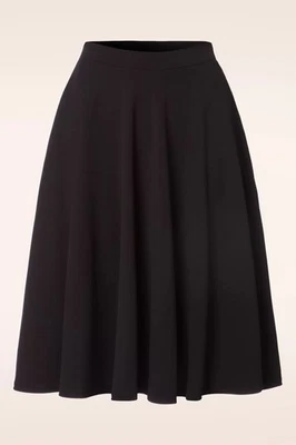 50s Sheila Swing Skirt in Black Top VIntage 16 - Image 1 of 4