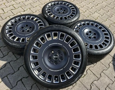 4 ORIGINAL 18" ALU SOMMERRÄDER MINI J01 JCW RALLYE SPOKE 992 5A68603 225/40R18  - Bild 1 von 4