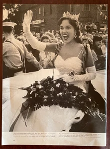 1958 Miss America '59 Vintage Print Article Mary Ann Mobley - Bild 1 von 1