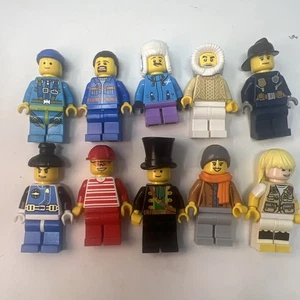 LEGO City Minifigure Lot of 10 | Police Pilot Explorer Arctic Town People - Picture 1 of 6