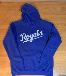 Genuine Merchandise KC Royals Youth Large Hand Stitched Pullover Hoodie - Picture 1 of 7