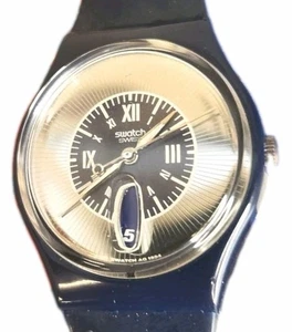 Orologio Swatch BLAUER GN707 1995 Standard Gents nuovo vecchio stock DayDate - Foto 1 di 8